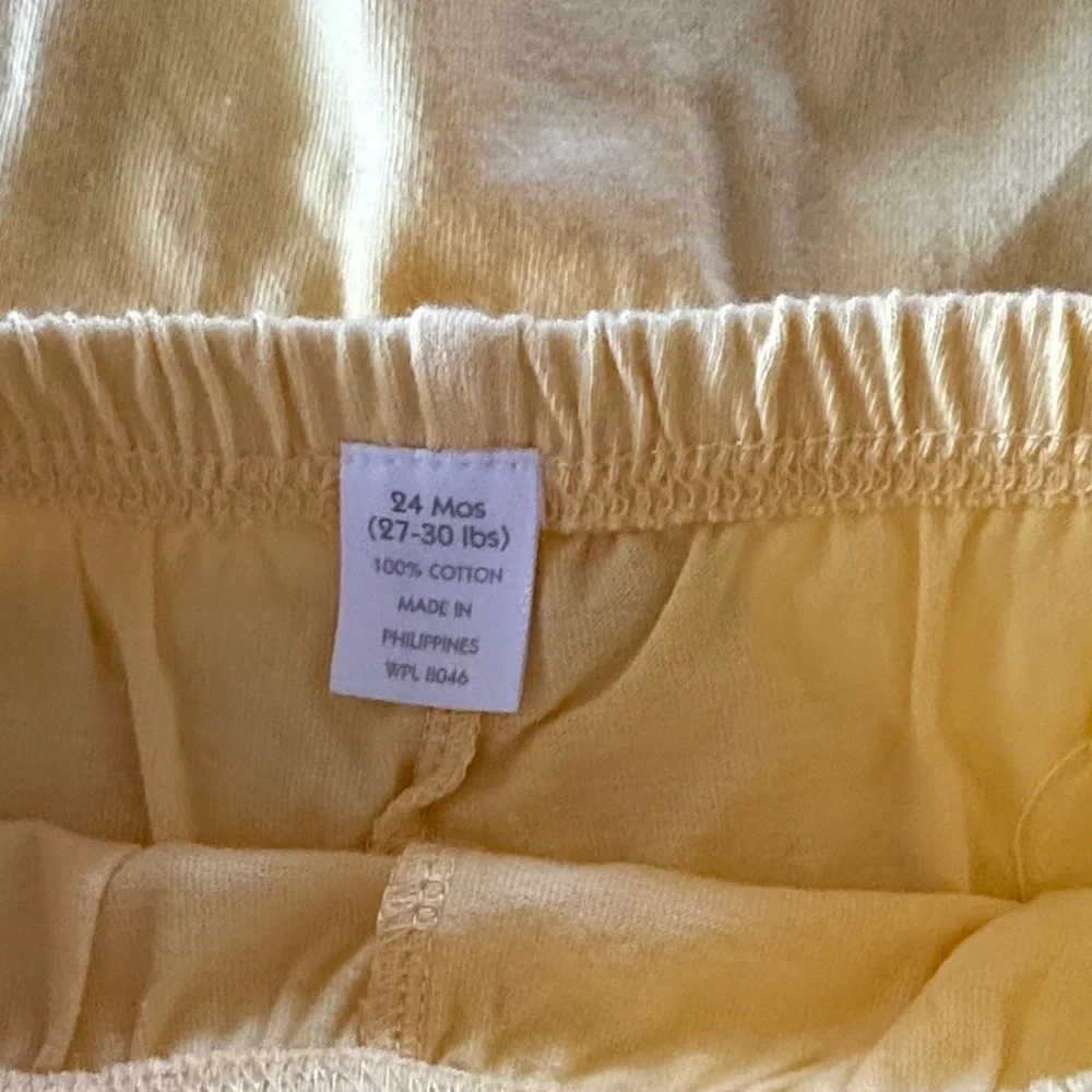 First Impressions Yellow Kids Matching Set, baby 18-24 months